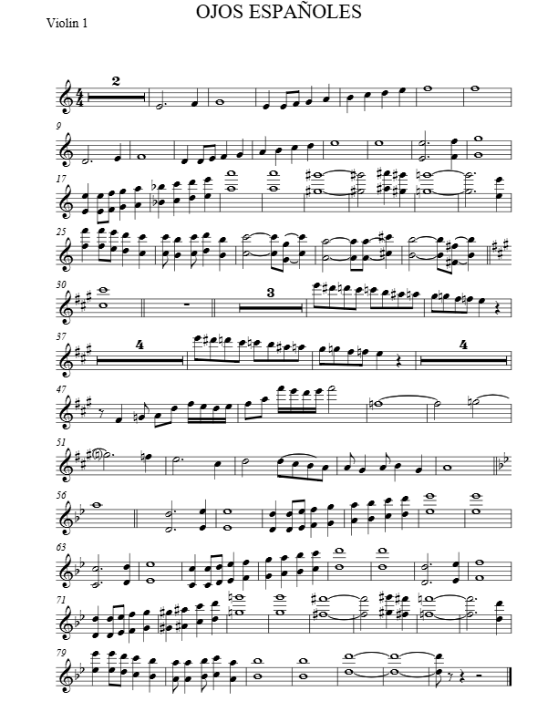 La imagen puede contener una previsualizacion de una partitura